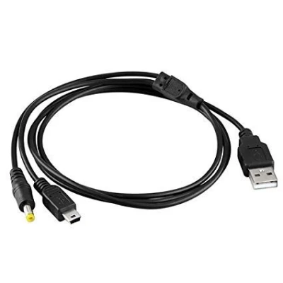 Afbeelding van WICAREYO 2 in1 oplaadkabel voor PSP, USB datasynchronisatie PSP 1000 2000 3000