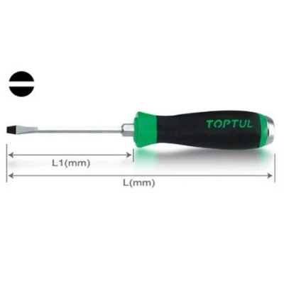 Afbeelding van TOPTUL FAGB1020 Schroevendraaier S10 200 Magnetisch