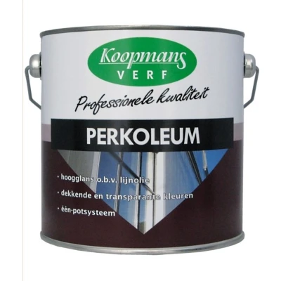 Afbeelding van Koopmans Perkoleum Antiekwit Hoogglans Dekkend 2.5L kleur Beits