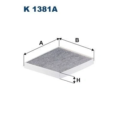Afbeelding van FILTRON K 1381A Interieurfilter Carbon filter 240 210 28 TOYOTA: C HR, KIA: SORENTO 3