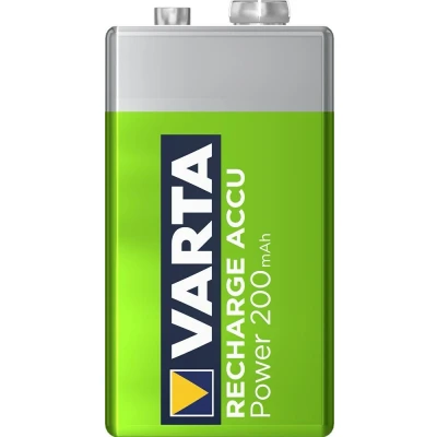 Afbeelding van Varta Oplaadbare Power Batterij 9V 200 mAh in Blister Recharge Accu