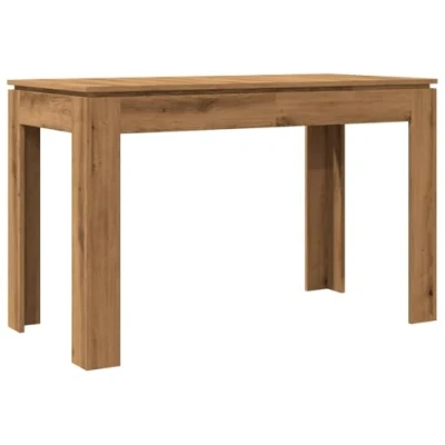 Image de vidaXL Table à manger chêne artisanal 120x60x76 cm bois d&#039;ingénierie855903
