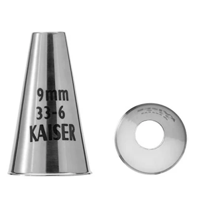 Afbeelding van WMF Kaiser 2300662336 Backform mondstuk maat 3, roestvrij staal