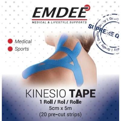 Afbeelding van Emdee Kinesio Tape Blue 1ST
