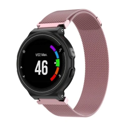 Afbeelding van Garmin Forerunner 220 / 230 235 620 630 735 (XT) Milanese bandje Large Rosé goud