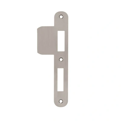 Afbeelding van Sluitplaat AXA 7425 t.b.v. insteekslot 7420 of PC 72 DR. 2+4 Afgerond (verlengde lip) RVS