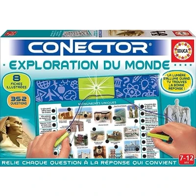 Afbeelding van Educa Conector Exploration of the World. Educatieve spelletjes voor kinderen. Aanbevolen vanaf 4 jaar (17582)