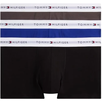 Image de Tommy Hilfiger Boxer 3P pour homme UM0UM02761, doré, M, Doré (noir/frêne foncé/bleu Wdg), M