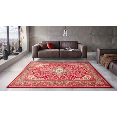 Afbeelding van Vloerkleed Skazar Isfahan 80x150cm Rood Vintage 123vloerkleed.nl is de online webshop voor vloerkleden en woonaccessoires.