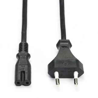 Afbeelding van C7 kabel Nedis 2 meter (Zwart)