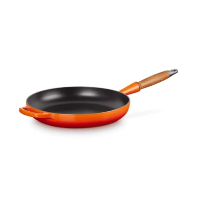 Afbeelding van Le Creuset Gietijzeren Koekenpan In Oranjerood 28cm 2,6l