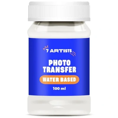 Afbeelding van 7 Artists Foto Transfer Potch 100 ml Medium Gel voor beeldoverdracht Lijm