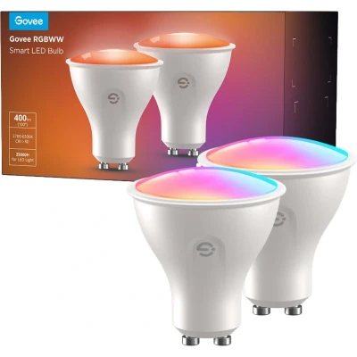 Afbeelding van Govee RGBWW Smart LED Bulb GU10 (2 pack)