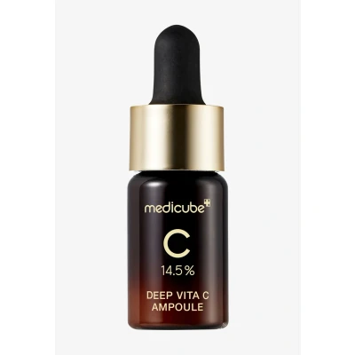 Afbeelding van Medicube 3x10ml Deep Vita C Ampoule Set 14,5% Hydraterend Dark Spots Anti Age Vitamine Refill Bottles Korean Skincare