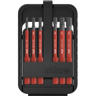 Afbeelding van WIHA 43159 Bitset SlimBit Electric, 6 delig, Gemengd