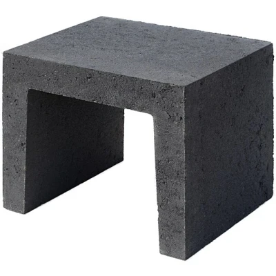 Afbeelding van U element 40x40x50 cm antraciet
