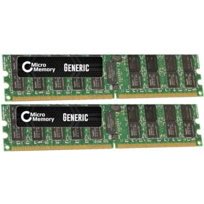 Image de CoreParts DDR2 kit 8 Go: 2 x 4 Go DIMM 240 broches 667 MHz / PC2 5300 mémoire enregistré ECC pour Lenovo System x3455; x3755