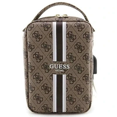Afbeelding van GUESS, USB reistas Stripe 4G model, Bruin