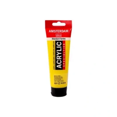 Afbeelding van Amsterdam Specialties Acrylverf 120ml 831 Metallicgeel