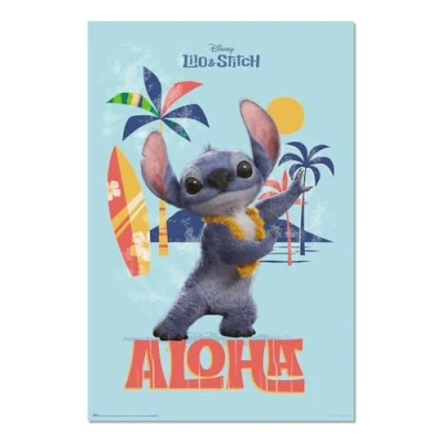 Afbeelding van Poster Disney Stitch Live Action Aloha 61x91,5cm