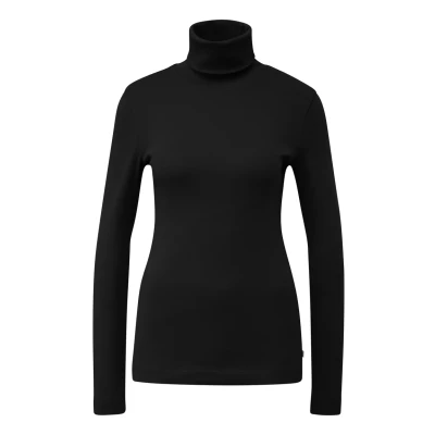 Afbeelding van QS by S. Oliver col shirt black maat XXL