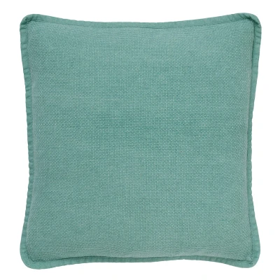 Afbeelding van Dutch Decor BOWIE Sierkussen 45x45 cm van gewassen katoen Jadeite groen