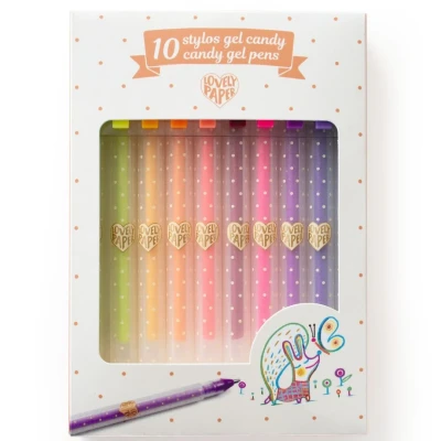 Afbeelding van Djeco gelpennen candy 10st