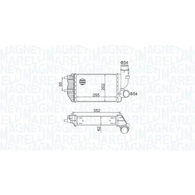 Afbeelding van Magneti Marelli Interkoeler 351319205000