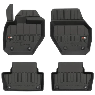 Afbeelding van M MOTOS Rubber Vloermatten voor Volvo XC60 I 2008 2017 Verbeter uw reiscomfort met de zwarte anti slip Auto 3D All Weather Car Mat auto, vuil bescherming