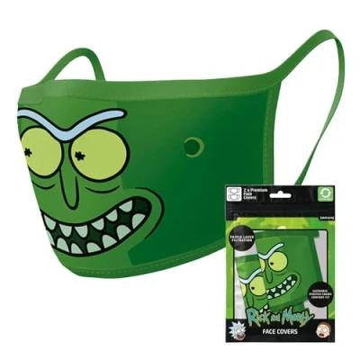 Afbeelding van Rick And Morty Mondkapjes Pickle 11 X 16 Cm Katoen Groen