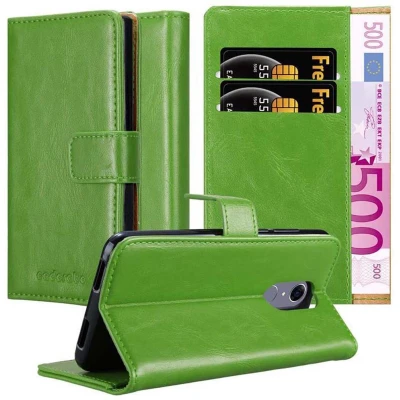Afbeelding van Cadorabo Hoesje geschikt voor Cubot NOVA in GRAS GROEN Beschermhoes met magnetische sluiting, standfunctie en kaartvakje Book Case Cover Etui