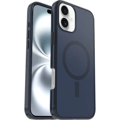 Afbeelding van Otterbox Symmetry Clear Mag iPhone 16 Plus Hoesje blue bear