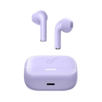 Afbeelding van soundcore K20i by Anker Semi in ear hoofdtelefoon, draadloze bluetooth, 36 uur speeltijd, snel opladen, helder geluid, comfortabele pasvorm, 2 microfoons, ENC equalizer