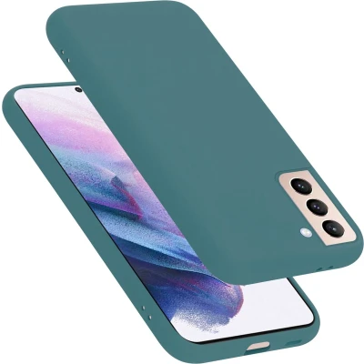 Afbeelding van Cadorabo Hoesje geschikt voor Samsung Galaxy S22 ULTRA in LIQUID GROEN Beschermhoes gemaakt van flexibel TPU silicone Case Cover
