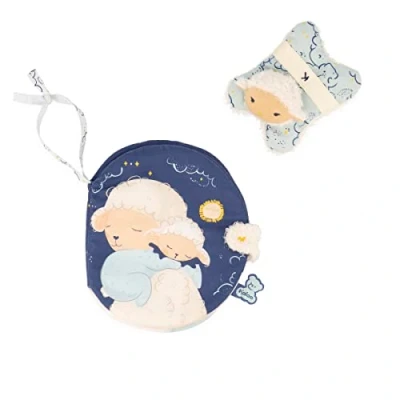 Afbeelding van KALOO Sweet Sleep Mon Imagier Bébé boek stof baby + mini knuffeldier schaap voor het ritueel van slapen vertel een verhaal 17 cm vanaf de geboorte, K221000