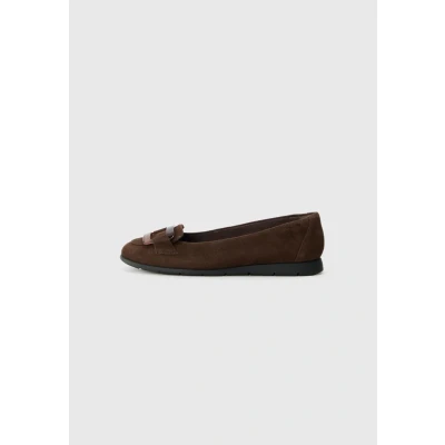Afbeelding van Tamaris Ballerina&#039;s, Dames, Maat: 36, Mocca Schoenen
