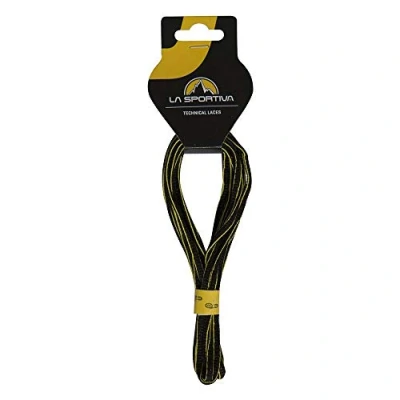 Afbeelding van LA SPORTIVA Veters Mountain Running 107 cm, zwart/geel (meerkleurig), Eén maat, (meerkleurig)