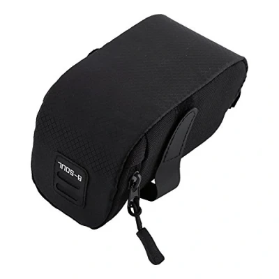 Afbeelding van AYNEFY fietszadeltas, MTB zadeltas, met ritssluiting, voor vouwfiets, racefiets, mountainbike, zwart