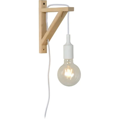 Afbeelding van Lucide FIX Wandlamp 1xE27 Wit