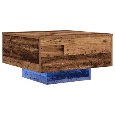 Afbeelding van vidaXL Salontafel Oud Hout Massief Gerecycled 55 x 31 cm