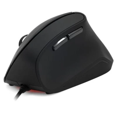 Image de Suza Advance Ergonomic Vertical Plus Souris verticale pour droitiers optique 6 boutons filaire USB noir