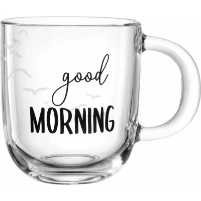 Afbeelding van Leonardo UFFICIO Thee/Koffiekop 400ml good MORNING