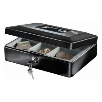 Afbeelding van Masterlock Geldkist met tray en handvat massief staal