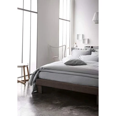 Afbeelding van Today Hoeslaken voor tweepersoonsbed, 100% katoen, 200 x 160 cm, zink