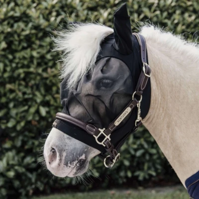 Afbeelding van Kentucky Horsewear Vliegenmasker Slim Fit Zwart