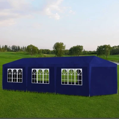 Afbeelding van Partytent 3x9 m blauw
