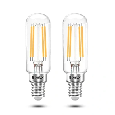 Afbeelding van Bonlux E14 Ledlamp voor afzuigkap, 4 W, warmwit, 2700 K, komt overeen met de lamp van 40 zoutlamp, 2 stuks