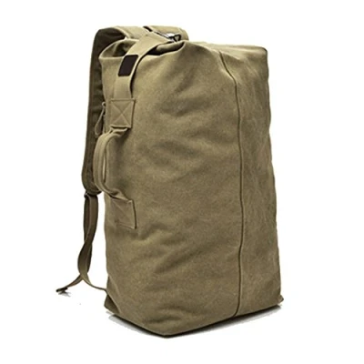 Afbeelding van OAREA Multifunctionele Militaire Tactische Canvas Rugzak Mannen Mannelijke Grote Leger Emmer Tas Outdoor Sport Plunjezak Reistas