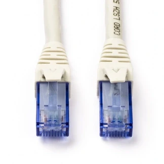 Afbeelding van Netwerkkabel Cat6a U/UTP 0.5 meter (100% koper, LSZH, Grijs)