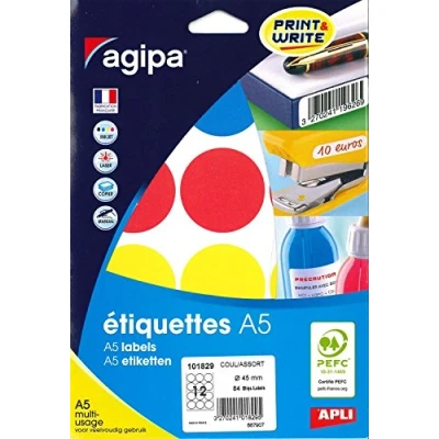 Image de Etui de 84 pastilles multi usage couleurs assorties
